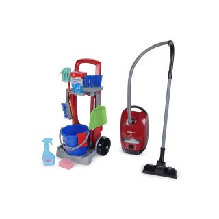 Theo Klein Cleaning Trolley and Miele Vacuum Toy Set