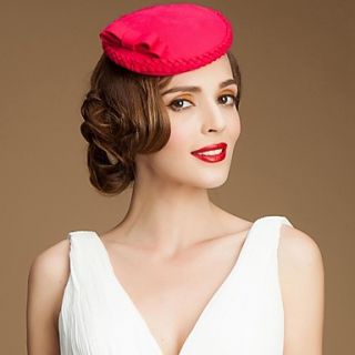 Beautiful Wool Ladies Party/Outdoor/Wedding Small Hat With Bowknot(More Colors)