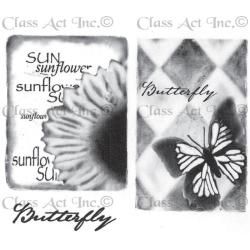 Chapel Road Cling Mounted Rubber Stamp Set 5.75 X6.75  Large Artishapes 2