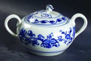 Zwiebelmuster Blue Onion Sugar Bowl & Lid, Fine China Dinnerware   Blue Design,