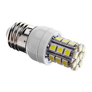 Dimmable E27 4W 30xSMD 5050 400LM 6000 6500K Cool White Light LED Corn Bulb(AC 220 240V)
