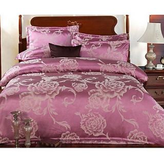 Flower Silk Bed Set Of Four SF00053