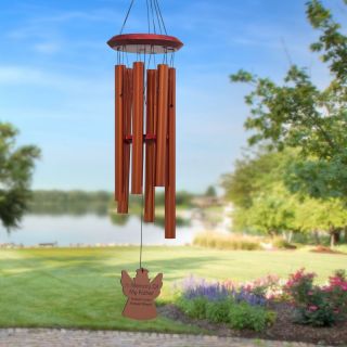Chimes of Your Life   Father   Angel   Memorial Wind Chime   FA ANGEL 19 SILVER