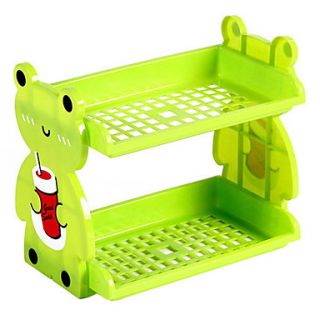 Cartoon Double Bunk Storage Rack(Random Color)