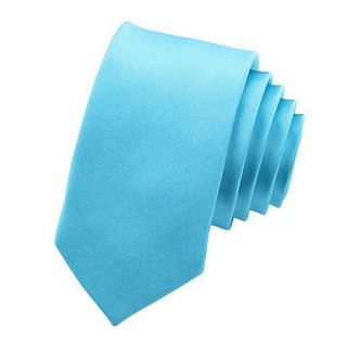 Mens Casual Solid Color Narrow Necktie(Width5CM)
