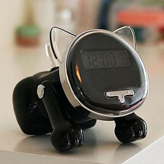 4Cartoon Cat Style Voice Chime Digital Alarm Clock(Color Randomed)