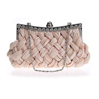 ONDY NewFold Knit Texture Diamond Evening Bag (Apricot)