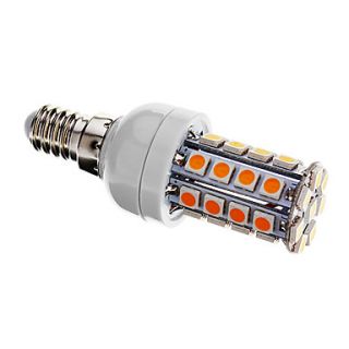 Dimmable E14 5W 36xSMD 5050 480LM 3000 3500K Warm White Light LED Corn Bulb(AC 220 240V)