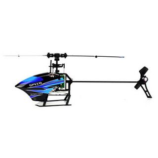 2.4G 6ch Flybarless Mini RC Helicopter with Gyro(Random Color)