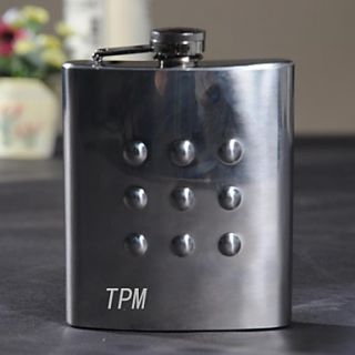 Personalized Stainless Steel 7 oz Flask