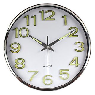 12H Business Stainless Steel Wall Clock