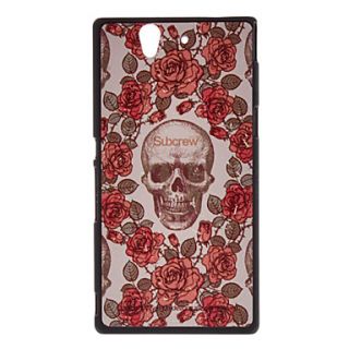 Skull and Rose Pattern Protective Case for Sony Xperia Z/L36h