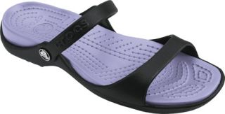 Womens Crocs Cleo   Black/Lavender Casual Shoes