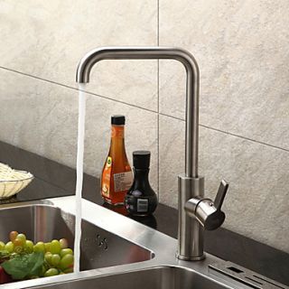 Sprinkle by Lightinthebox   Contemporary Stainless Steel Kitchen Faucet (Brushed Chrome Finish)