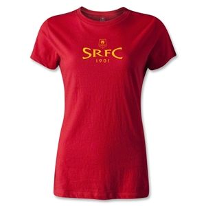 hidden Stade Rennais FC SRFC Womens T Shirt (Red)