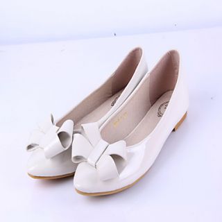 Womens Simple Coat Of Paint Bow Shoes(Screen Color)