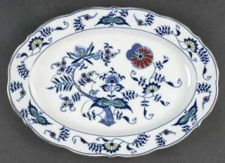 Mascot (Japan) Blue Danube (Patent #99183) 12 Oval Serving Platter, Fine China