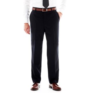 Stafford Travel Slim Fit Suit Pants, Navy, Mens