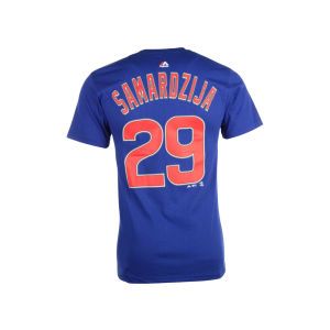 Chicago Cubs Jeff Samardzija Majestic MLB Official Player T Shirt