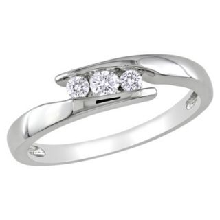 1/5 CT.T.W. Diamond Cocktail Ring   Silver (Size 8)