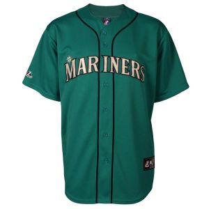Seattle Mariners Majestic MLB Blank Replica Jersey