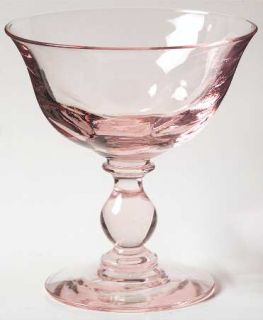 Tiffin Franciscan Canterbury Ii Pink Champagne/Tall Sherbet   Stem #17723, Pink