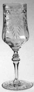 Seneca 10004 1 Wine Glass   Stem#10004, Optic,  Swags, Dots