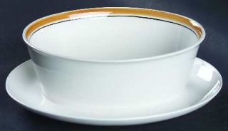 Franciscan Pickwick Gravy Boat with Attached Underplate, Fine China Dinnerware  