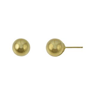 14K Gold Ball Stud Earrings, Womens
