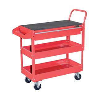 Excel Rolling Tool Cart with Locking Drawer   300 Lb. Capacity, Model# TC301C 