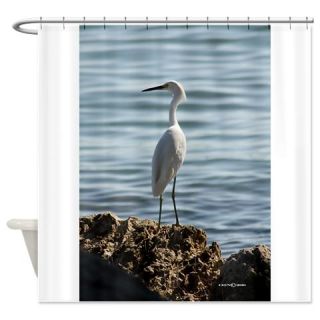  Left Heron  Shower Curtain  Use code FREECART at Checkout