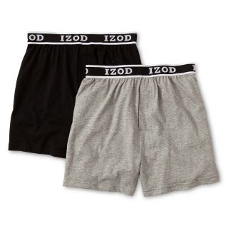 Izod 2 pk. Knit Boxers   Boys 8 20, Gryheathr/, Boys