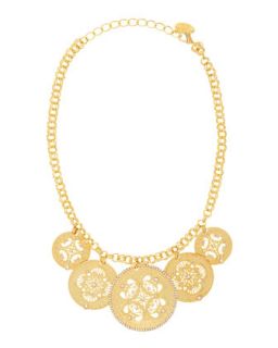 Six Circle Golden Necklace