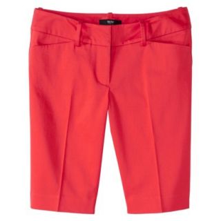 Mossimo Petites Bermuda Shorts   Red 4P