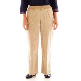 Alfred Dunner Pull On Corduroy Pants   Plus, Tan, Womens