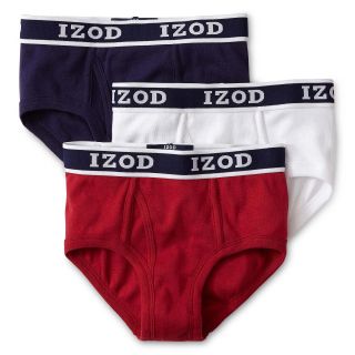 Izod 3 pk. Briefs   Boys 8 20, Dkblu/flre, Boys