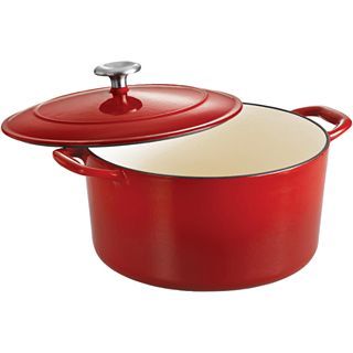 TRAMONTINA Gourmet 6  qt. Enameled Cast Iron Covered Round Dutch Oven
