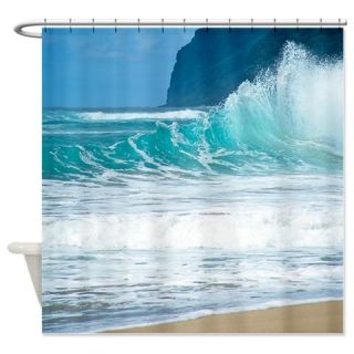  Surf Beach Polihale Hawaii Tropical Shower Curtain  Use code FREECART at Checkout