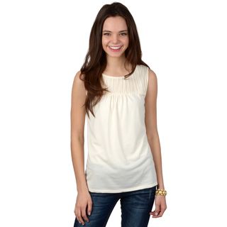 Journee Collection Womens Crinkle Shell Top