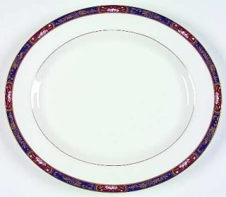 Royal Worcester Prince Regent 13 Oval Serving Platter, Fine China Dinnerware  