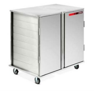 Dinex Double Enclosed Tray Delivery Cart w/ 24 Tray Capacity, Pull Door