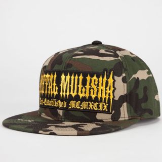 At Large Mens Snapback Hat Camo In Sizes S/M, One Size, L/Xl For