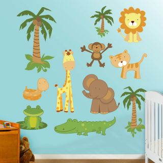 Zoo Collection Wall Decal Multicolor   69 00100