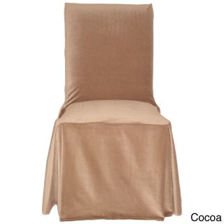 Classic Slipcovers Cotton Velvet Dining Chair Slipcover (set Of 2)