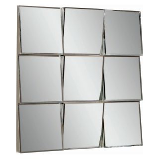 Bassett Mirror Company Inc Clear Beveled Decorative Grid of Mirrors   30W x 30H