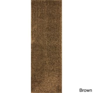 Nuloom Alexa My Soft And Plush Shag Runner (28 X 8) (White, Gold, Thyme, Black, Grey, Black and Silver, BrownPattern ShagTip We recommend the use of a non skid pad to keep the rug in place on smooth surfaces.All rug sizes are approximate. Due to the dif