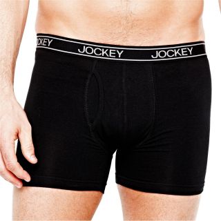 Jockey 3 pk. Staycool Boxer Briefs, Black, Mens