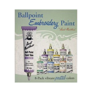 Aunt Marthas Ballpoint Paint Tubes Pastel Colors