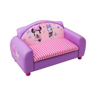 Delta Childrens Products Disney Minnie Mouse Upholstered Sofa, Mn Bow t, Girls