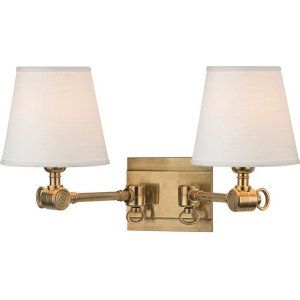 Hudson Valley HV 6232 AGB Hillsdale 2 Light Wall Sconce
